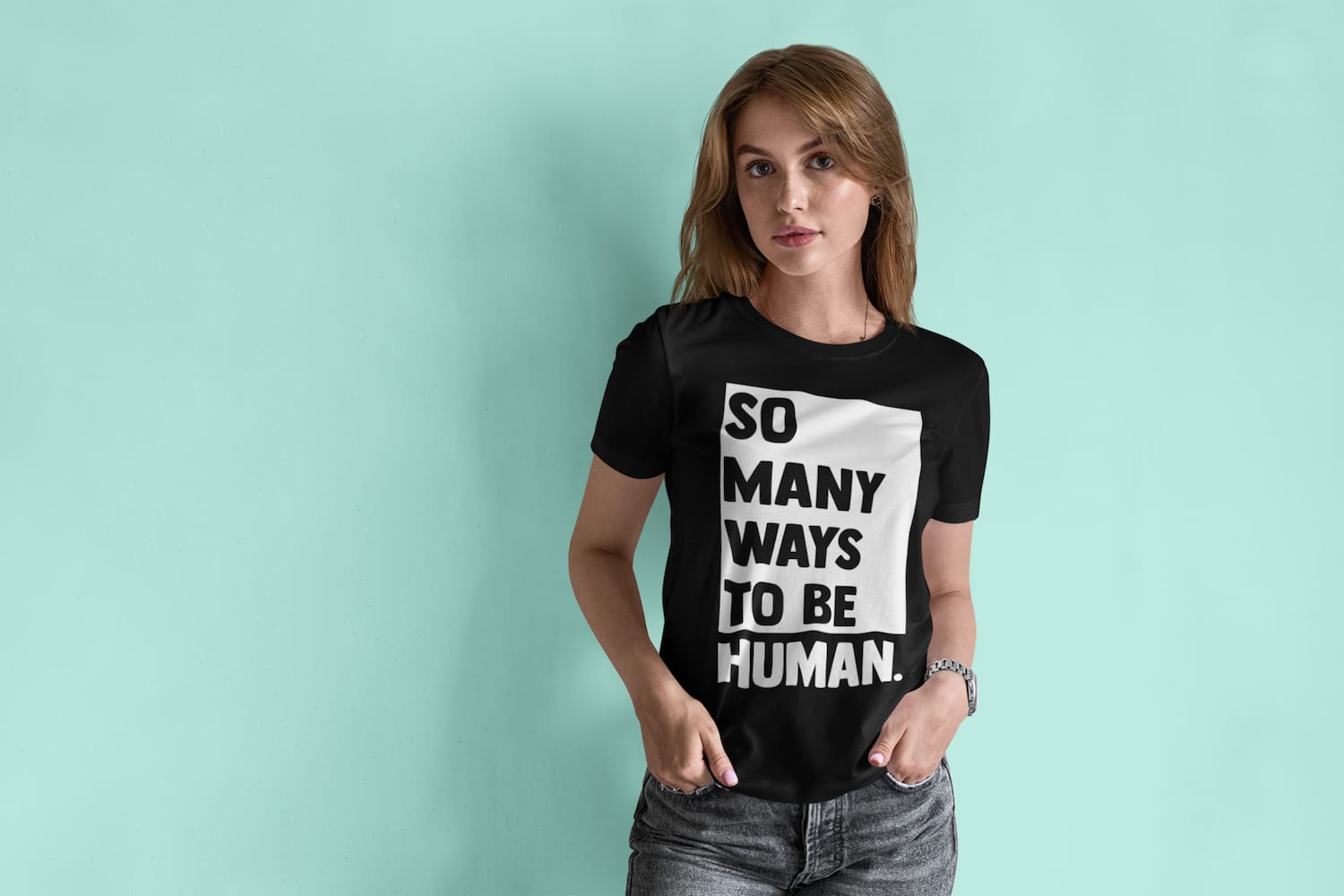 Perfectly Queer So Many Ways To Be Human TShirt White Print 1